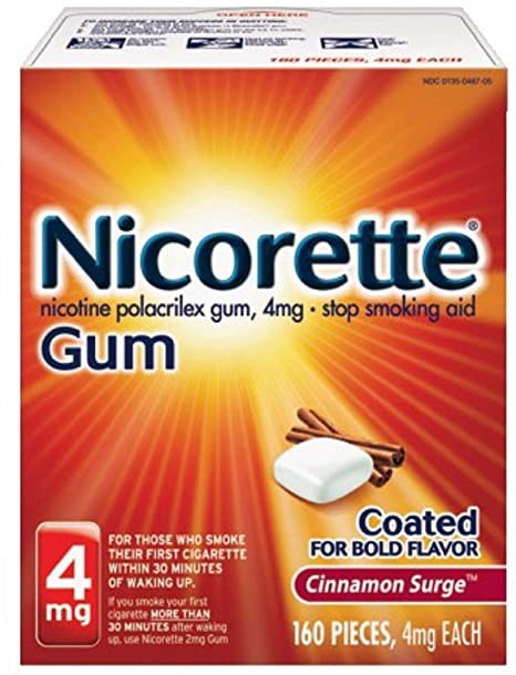 Nicorette Cinnamon Surge flavor